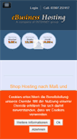 Mobile Screenshot of ebusiness-hosting.de